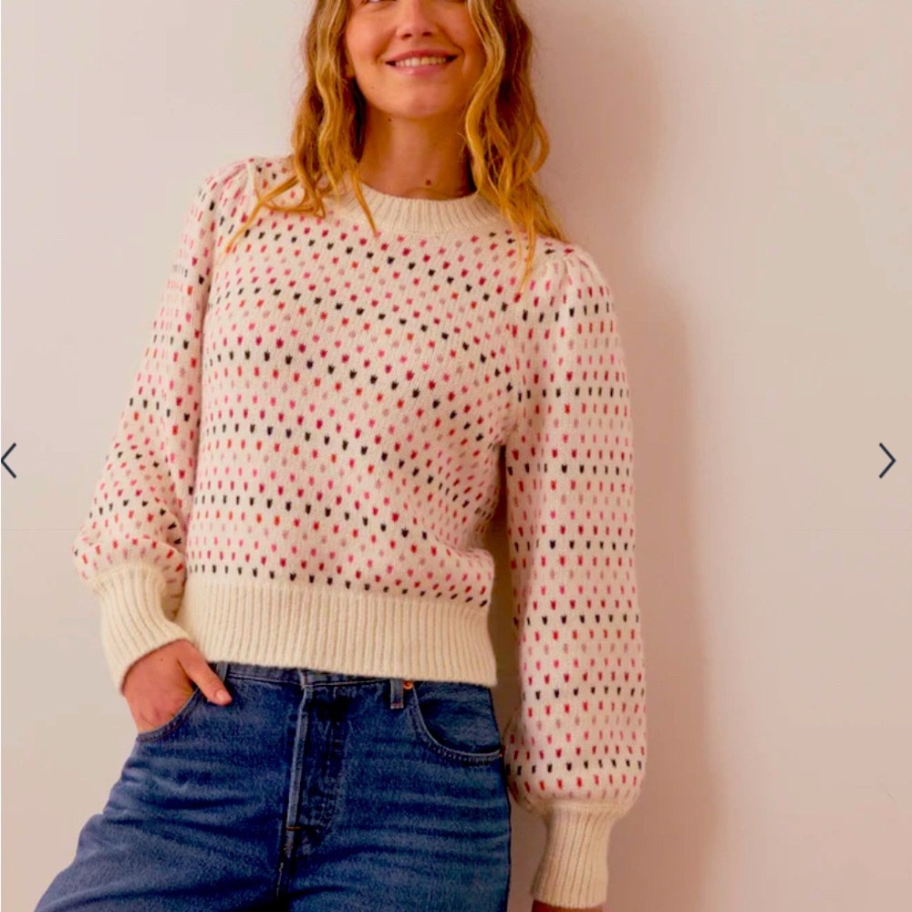 Marine Layer Alma Puff Sleeve Sweater